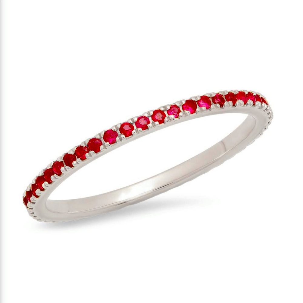 STEPHANIE GOTTLIEB rainbow stack band - RUBY